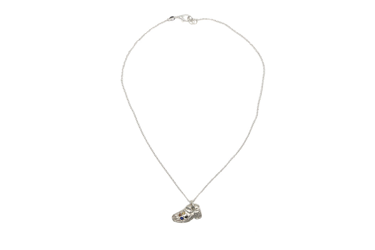 Silver necklace, 2024